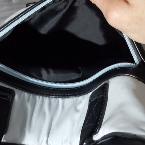 LOLË Ice Blue Mini Lily Backpack/Tote Bag Waxed - Picture 11 of 15